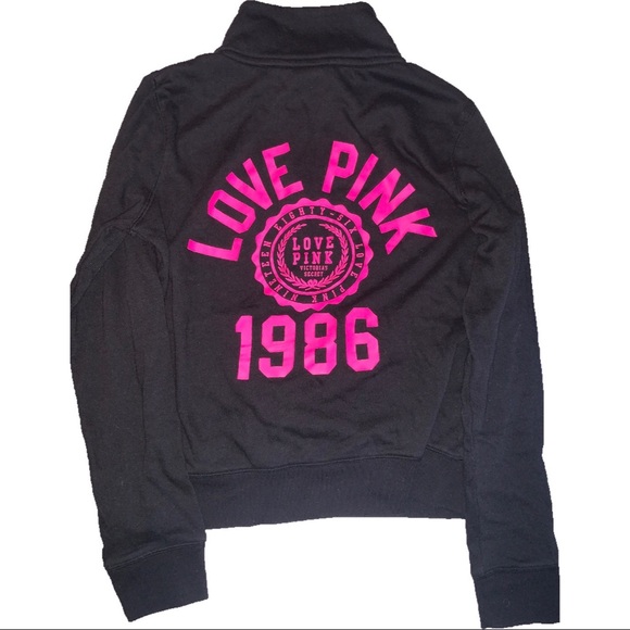 VS PINK Half-Zip Sweatshirt - Picture 4 of 6